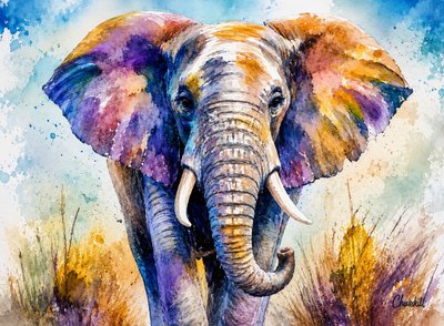 Elephant by HaskellArt
