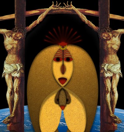 Ecce Homo (I) (the historical animal and the historical human) by Alexander Eibach