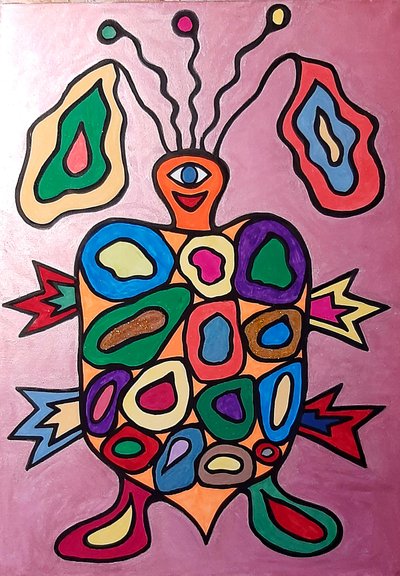 Sam the turtle by Steffi_Seiler_Art