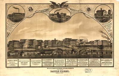 Mills & Manufacturing Establishments of the City of Battle Creek, Calhoun Co., Mich. by A. Ruger