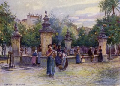 Cordova, Patio de los Naranjos by A. Trevor Haddon