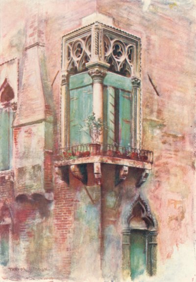Palazzo Priuli Angle Window by A. Trevor Haddon