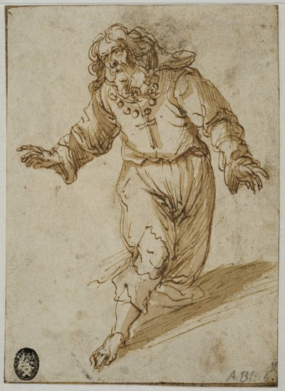 Kneeling Man by Abraham Bloemaert
