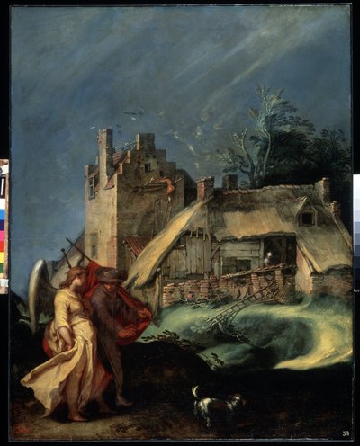 Landscape with Tobias and the Angel by Abraham Bloemaert