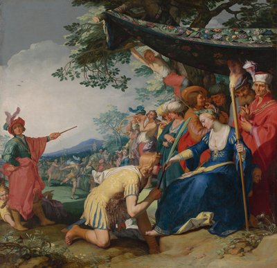 Theagenes Receiving the Palm of Honour from Chariclea by Abraham Bloemaert