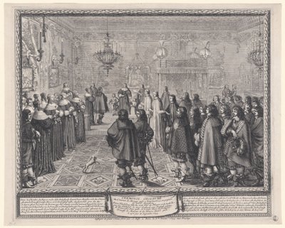 Ceremony Observed at the Marriage Contract by Abraham Bosse