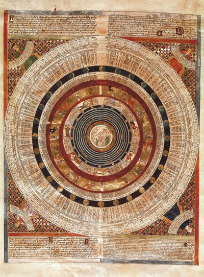 Cosmography: Representation of the Earth as an Astronomer with an Astrolabe by Abraham Cresques