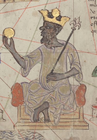 Catalan Atlas, Sheet 6 (detail) by Abraham Cresques
