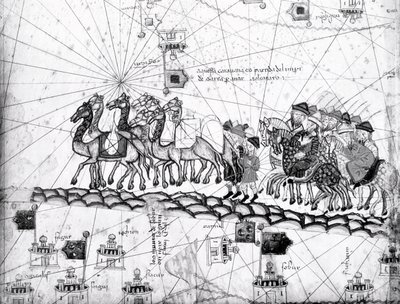 Merchants Travelling to Cathay, China, Following in Marco Polo