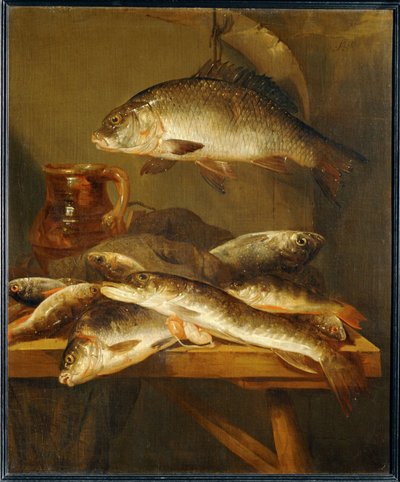 Still Life with Carp by Abraham Hendricksz van Beyeren