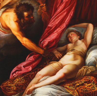 Jupiter and Semele by Abraham Janssens van Nuyssen