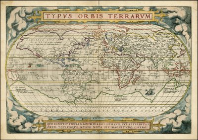 Orbis Terrarum Publication, Antwerp 1572 by Abraham Ortelius