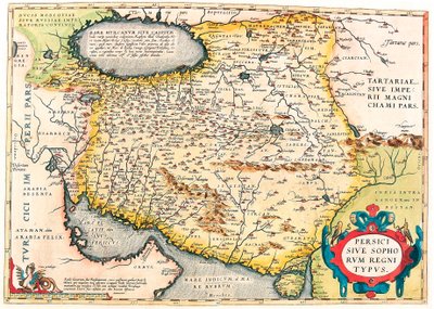 Geography map of the territory of the Arabian Peninsula from 