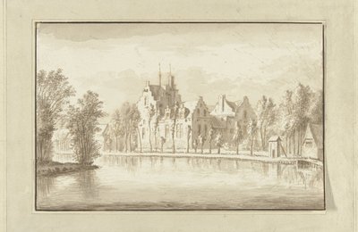 House Kostverloren on the Amstel by Abraham Rademaker