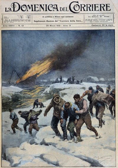 After the explosion of the whaler 