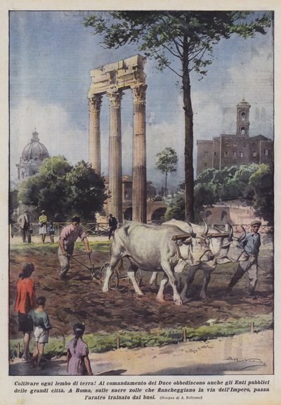 Cultivate Every Inch of Land! by Achille Beltrame