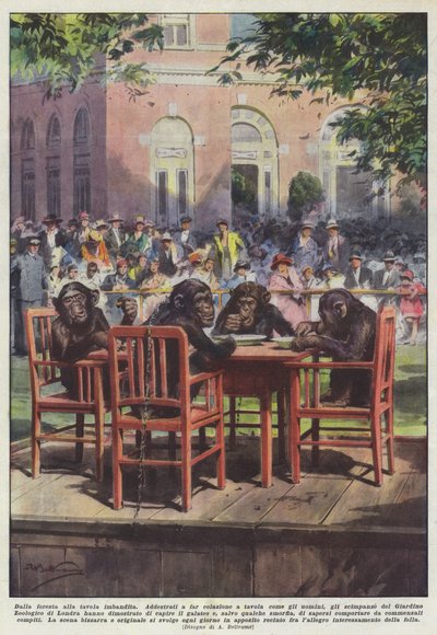 From the Forest to the Festive Table by Achille Beltrame