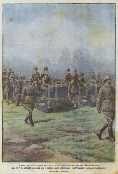 The Progress of Mechanics in the Service of Armies by Achille Beltrame