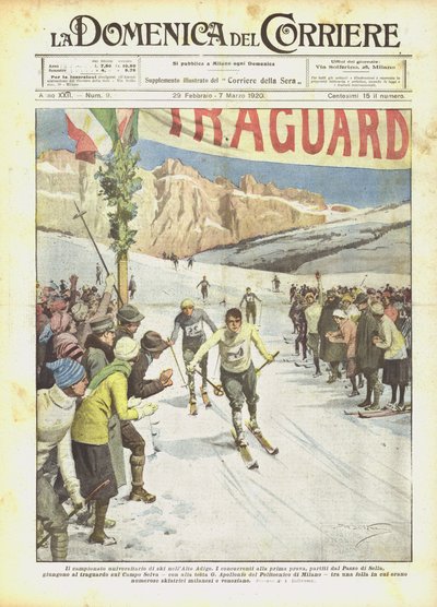 The University Ski Championship in South Tyrol by Achille Beltrame