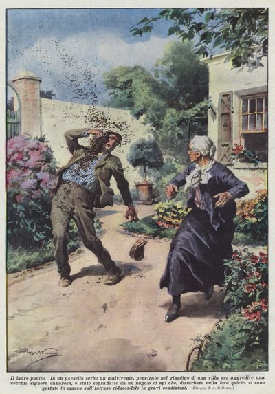 The Punished Thief by Achille Beltrame