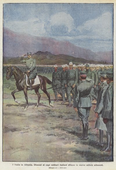 Italy in Albania by Achille Beltrame