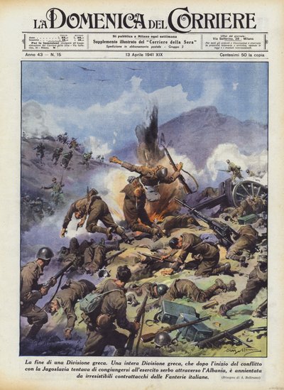 The End of a Greek Division by Achille Beltrame