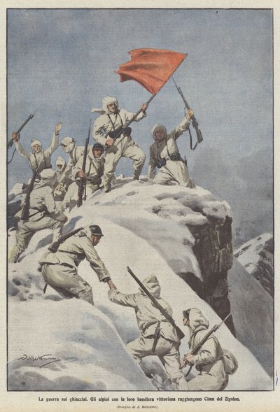 The War on the Glaciers by Achille Beltrame