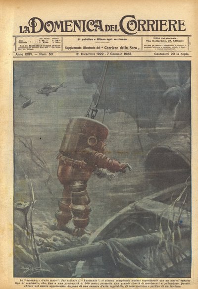 The Deep-Sea Diving Suit by Achille Beltrame