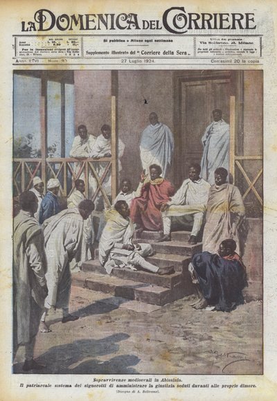 Medieval survivals in Abyssinia by Achille Beltrame