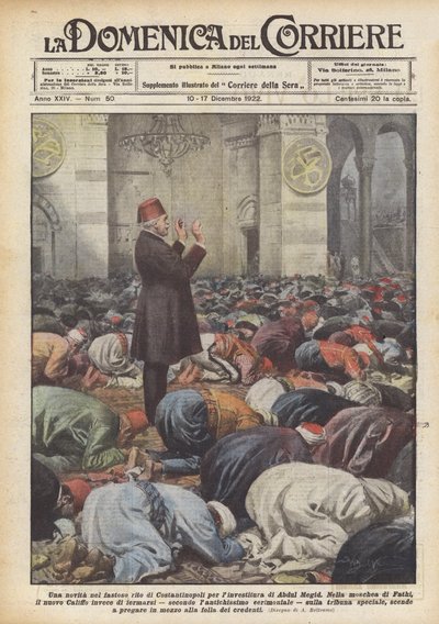 A Novelty in the Sumptuous Rite of Constantinople for the Investiture of Abdul Megid by Achille Beltrame