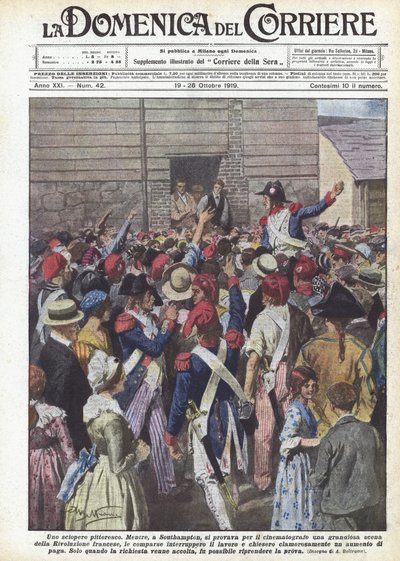 A Picturesque Strike by Achille Beltrame