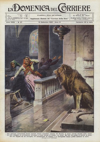 A Memorable Fright Experienced by Some Romanian Peasant Women from Banat by Achille Beltrame