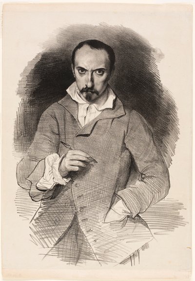 Self-Portrait by Achille Devéria