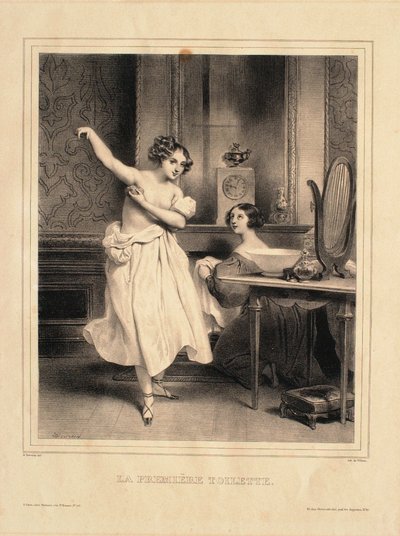 The First Toilette by Achille Devéria