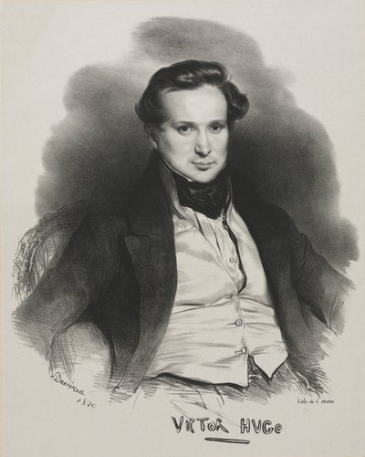 Victor Hugo by Achille Devéria