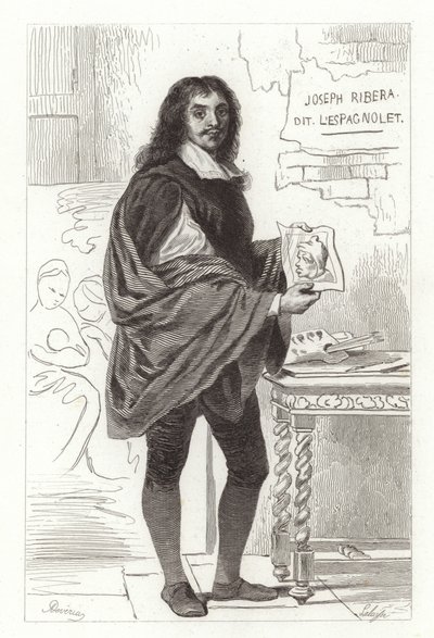 Jusepe de Ribera by Achille Devéria