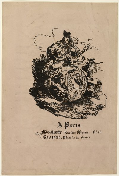 Portrait Medallion of Faust and Marguerite, publisher