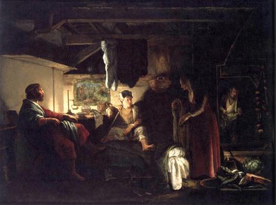 Jupiter and Mercury at Philemon and Baucis by Adam Elsheimer