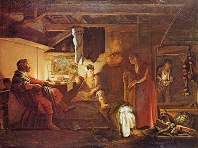 Jupiter and Mercury at Philemon and Baucis by Adam Elsheimer