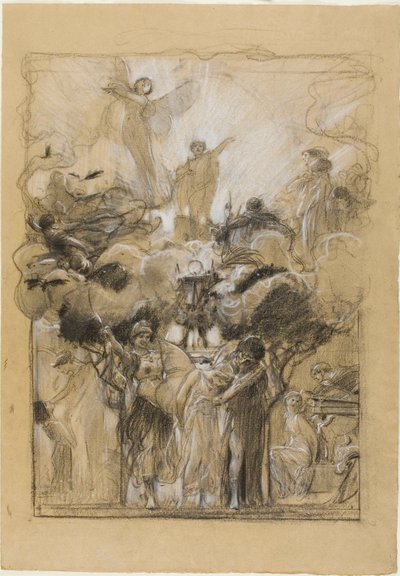 Group Composition from Fantasia Enchained by Adolf Hiremy Hirschl