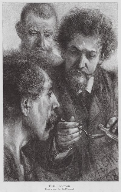 The Doctor by Adolph Friedrich Erdmann von (after) Menzel