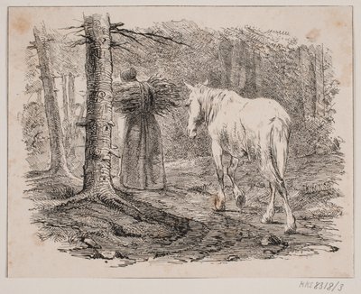 The Woman and the Horse by Johan Adolph Kittendorff