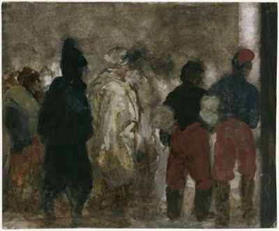 Arrival of French Prisoners of War in Berlin at Night by Adolph Menzel