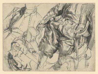 Model in Ceremonial Dress of Elector Johann Georg I of Saxony in Three Views, Historical Museum, Dresden by Adolph Menzel