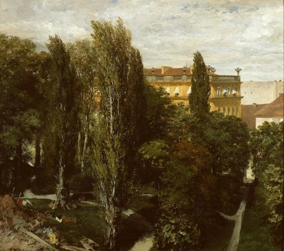 Palace Garden of Prince Albrecht by Adolph Menzel