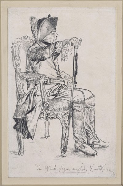 Wax Figure of Frederick II (Figure Completed by Schadow) for the Royal Art Chamber by Adolph Menzel