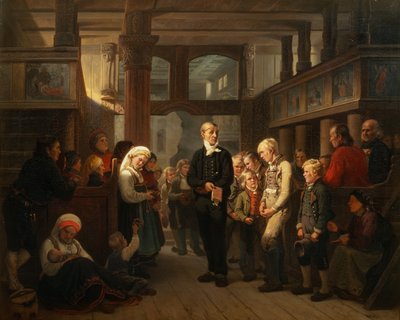 An Exam by Adolph Tidemand