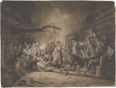 After the Duel by Adolph Tidemand