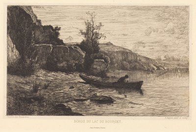 Shores of Lake Bourget by Adolphe Appian