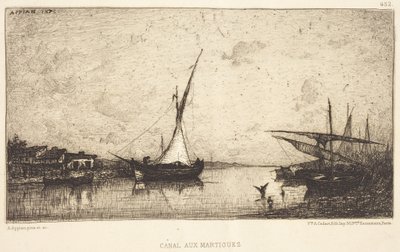 Canal at Martiques by Adolphe Appian